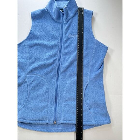 Woolrich Vintage 90's Fleece Vest Womans Large Heavenly Lake Tahoe Embroidered - Picture 6 of 9